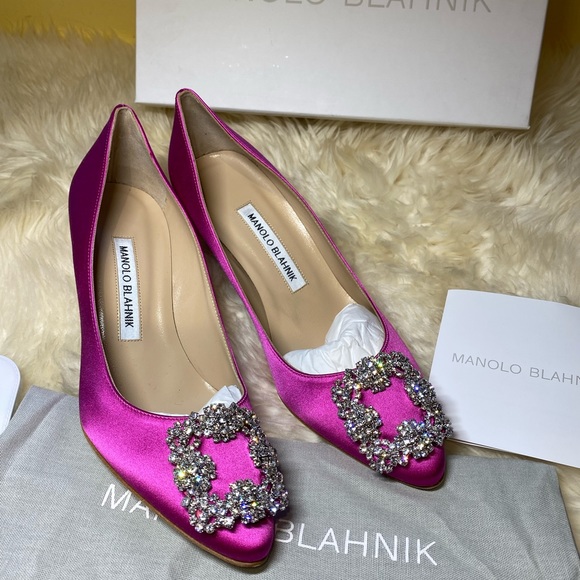 New authentic Manolo Blahnik hangisi pumps - Picture 1 of 13